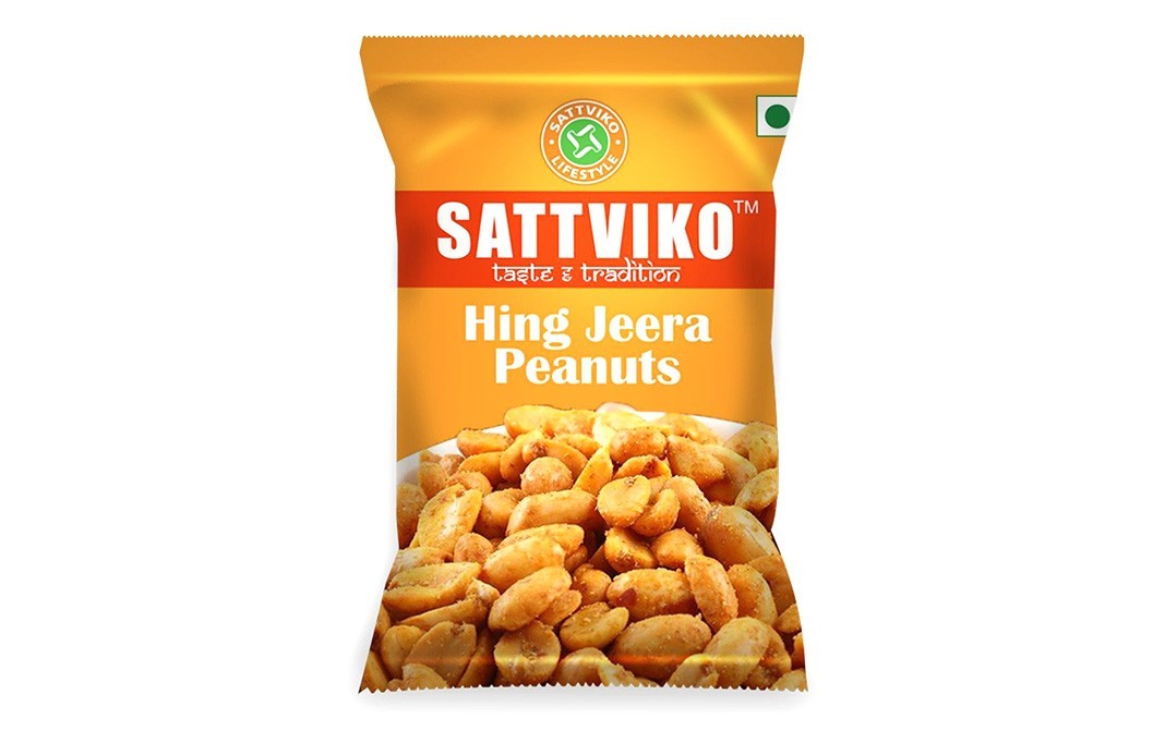 Sattviko Hing Jeera Peanuts    Pack  28 grams